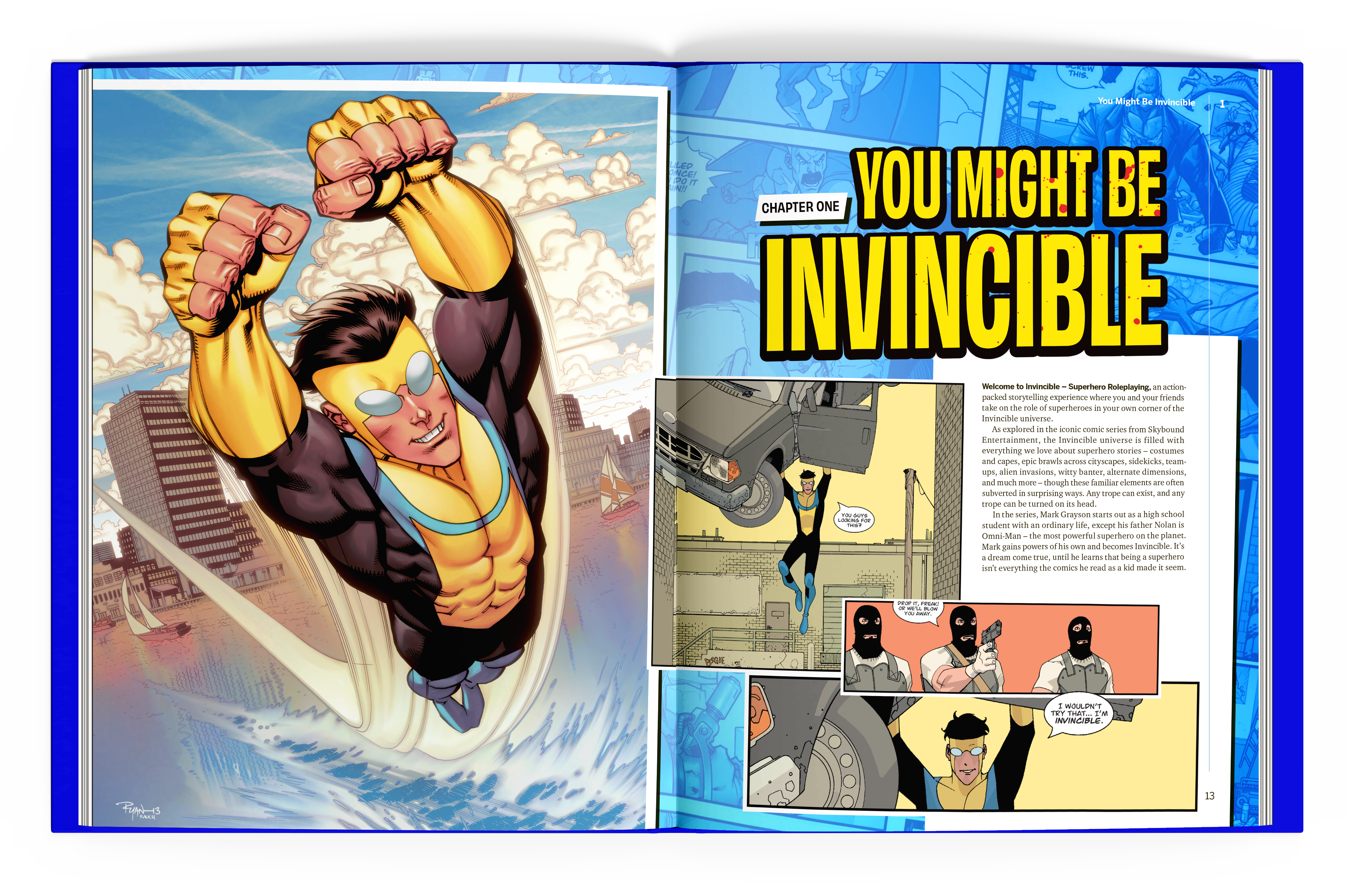 Invincible RPG Page Spread